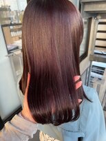 テラスヘアラボ 新潟駅南(TERRACEhairLab.)&nbsp;【艶髪ボルドーピンクブラウン】