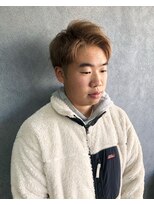 クレオ 福大通り店(CREO)&nbsp;アップバング×ミルクティーベージュ