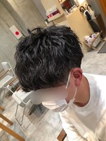 エヌアンドエー 草加店(N&A)&nbsp;メンズカット#8 ソフトツイスト/黒髪ビジネス/スーツ短髪