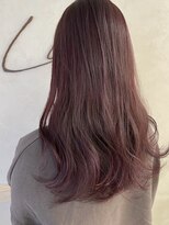 リンク(Link)&nbsp;大人女性/ツヤ髪/ツヤカラー/カシスブラウン/カシスピンク/暖色