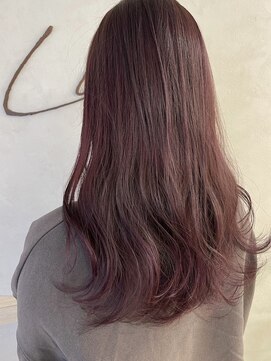 リンク(Link) 大人女性/ツヤ髪/ツヤカラー/カシスブラウン/カシスピンク/暖色