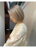 【ハイトーンNo.1】カット＋ケアブリーチ＋クイックトリートメント　￥19000