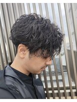 エイトメン 吉祥寺店(EIGHT MEN)&nbsp;ツイスパ　大人　センターパートツーブロ　グランジパーマ