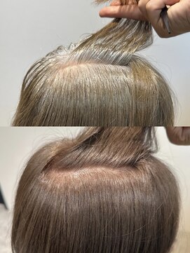 ジアン テラス(GIEN TERRASSE) #白髪ぼかし#透明感カラー#高明度カラー/岸本 理希