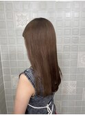 マロンベージュロング