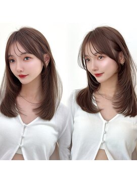 アフロートリノ(AFLOAT Leino) レイヤーカット 顔まわりカットが大人気!