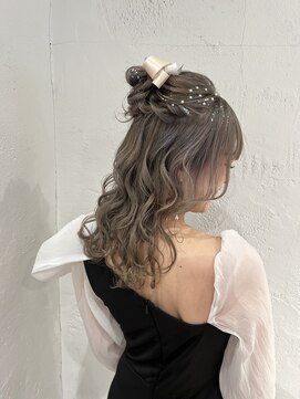 アドラーブル 松崎店(adorable) ゆるふわハーフアップ