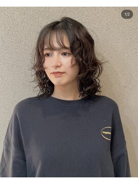 オト(oto) ウルフレイヤー/スパイラルパーマ/レイヤーカット