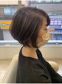 30代40代50代60代大人可愛いマッシュショートボブ　ウルフカット