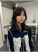 ブルーハイライトカラー◎