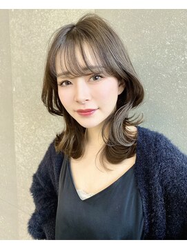 レーヴバイロンド 仙台(Reve by Lond) 韓国風レイヤー髪質改善外ハネボブイメチェンワイドバング美髪