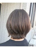 ショート／ショートボブ/ハイライト