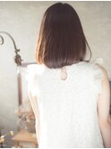 +animoせんげん台+透明感カラー☆美髪切りっぱなしボブX!