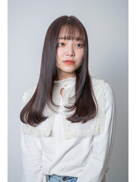 ルフュージュ バイ プロデュース 相模大野店(Refuge by Produce) レイヤーカット/ショコラブラウン/ストレートロング