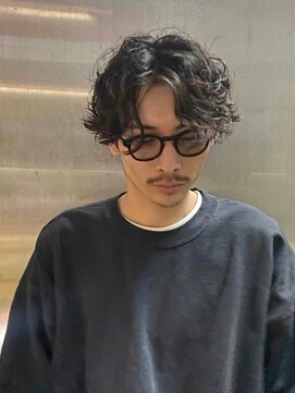 ハイプ(HYPE) メンズカット/センターパート/フェザーパーマ/メンズ