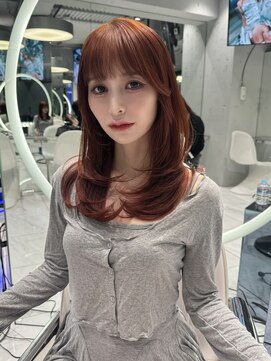 レディアル 渋谷(REDEAL) 韓国ヘア/ブリーチ/暖色カラー/ワンホン【レイヤー/渋谷】