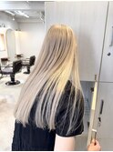 ナチュラルホワイトブロンドケアブリーチハイトーン艶からー