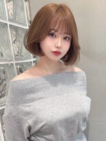 ロンド ジュルード 名古屋(Lond jeloud)&nbsp;学割U24 韓国風 ウルフ フェイスレイヤー 顔周り 前髪