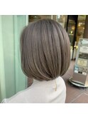 大人のワンカラー/チョコレートベージュ/赤み消しカラー髪質改善