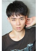 夏ヘアシャドーパーマツーブロックマッシュニュアンスパーマ