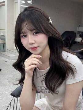 ロンド マーレ 天神大名店(Lond mare) ココアグレージュ/レイヤーカット/暗めカラー