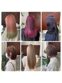 アリカ(arika) ブリーチありの派手髪カラーや透明感カラーも大好きです◎