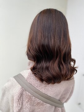 ジャミン 長嶺店(Jammin.) コテ巻き風パーマ×暗めカラー