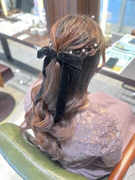 【万能アレンジ】ヨシンモリ×ハーフアップ