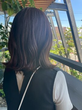 ルックアット(Look at) 【Look at】レイヤーボブ似合わせカット着物ヘアダークアッシュ