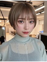 サンドパールス 仙台店(sand PALCE)&nbsp;髪質改善/大人ガーリー/似合わせカット/ショートボブ前髪/仙台