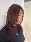 顔まわりレイヤー　ミディアム　越谷