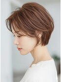 白髪ぼかし似合わせ/大人ショート/くびれショート/2