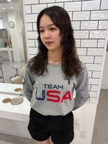 ロマーリ 倉敷(LOMARLIE) 外国人風黒髪パーマ20代30代40代ラフウェーブレイヤーパーマ