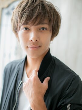 モッズヘア メン 新所沢店(mod's hair men) 10代20代ホワイトブロンドくせ毛風韓国メンズショートe新所沢