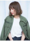 デジタルパーマ/ショートボブ/ミルクティーブロンド[横浜駅]