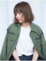 ロット 横浜(lot)&nbsp;デジタルパーマ/ショートボブ/ミルクティーブロンド[横浜駅]