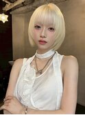 ◇ココアベージュ/オリーブグレー/小顔/黒髪/クラゲヘアー/原宿