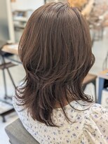 エリン バイ リル ヘアー 本陣(eLin by LiL hair)&nbsp;顔周りレイヤー/アディクシーカラー/イルミナカラー