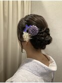 ゆるふわアップ♪着物ヘア./浴衣ヘア/花火大会ヘア/推し活ヘア