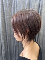 サンひまわり 高来店 【ショートボブ】レザーカットで軽やかなサラサラヘアに♪