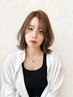 【人気No.2】カット+ブリーチなし透明感カラー+髪質改善TR