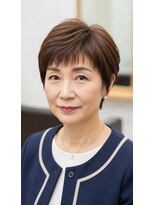 ココカラーアンドカット マルナカ福富店(CoCo Color&Cut)&nbsp;ショートボブ/赤み消し☆30代50代60代