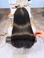 キング 京橋店(K!ng)&nbsp;縮毛矯正髪質改善レイヤーカットハッシュカットダブルカラー