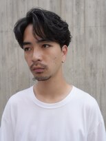 バイフィフス 原宿/表参道(by fifth) シャドウパーマルーズパーマセンターパートツーブロック刈り上げ