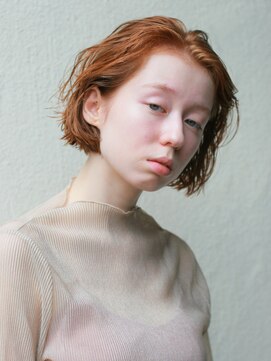 ランティス(LANTiS) ボブ×ニュアンスウェーブ×ブラウン