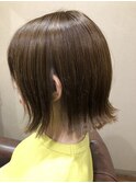 インナーカラー☆シルバー☆ボブ