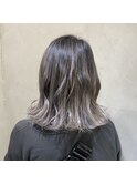 【奈良/inni hair】グレーグラデーション