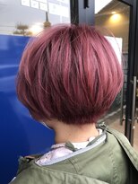 ヌーボヘアー(Nubo Hair)&nbsp;ベビーピンクの高彩度ブリーチカラー