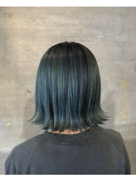 アティック ヘアーデザインアンドリラクゼーション(attic hair design&relaxation) グリーンカラー