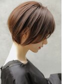 【chico hair寺田町】ショート/くびれ/グレージュ/小顔カット